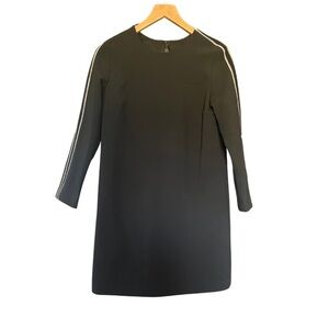 Banana Republic Black Dress with White Accents